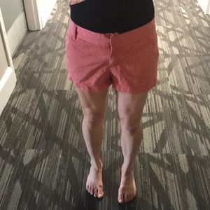J Crew 100% cotton chino shorts mauve pink
